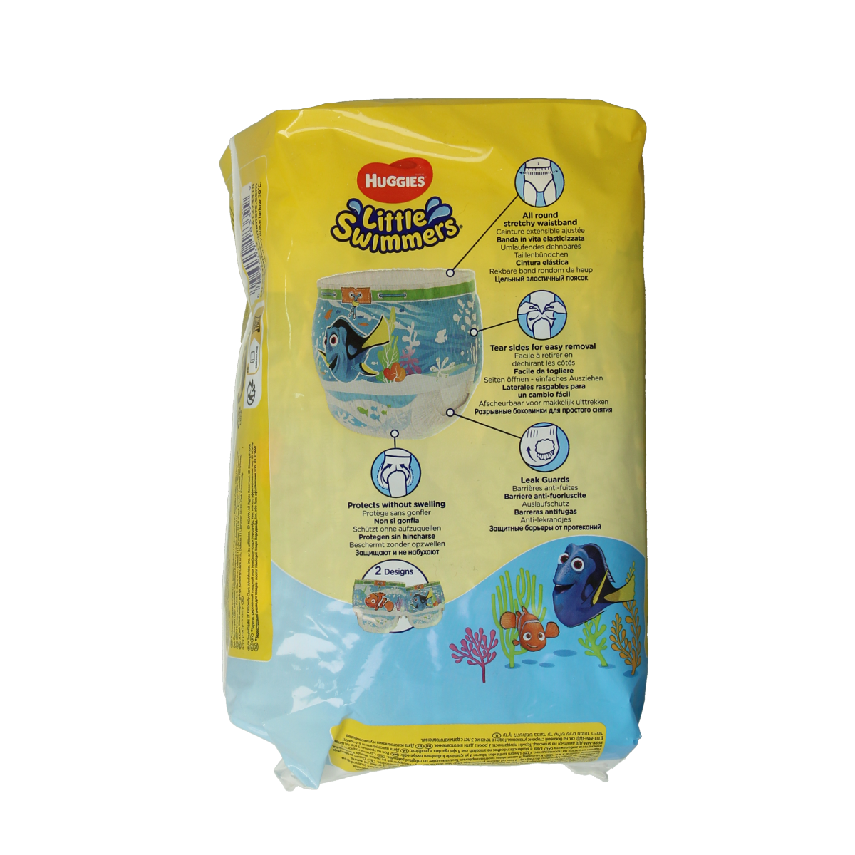 Huggies Little Swimmers size 3-4 disposable swim diapers for children 7-15kg, pack of 12, with waterproof design