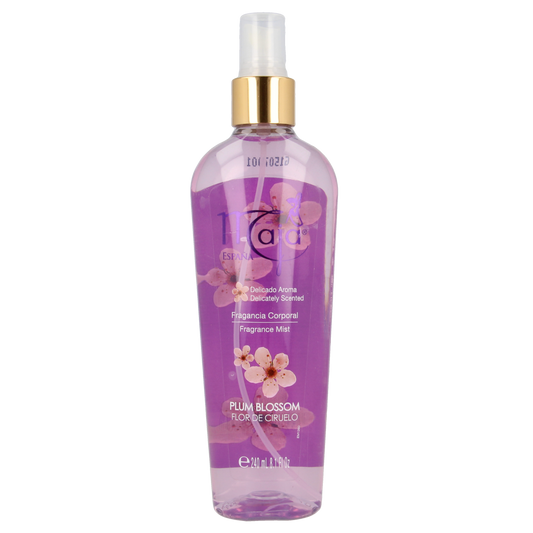 Maja Plum Blossom Bodysplash 240ml, a floral fragrance body spray with plum blossom scent, showcased in the image.