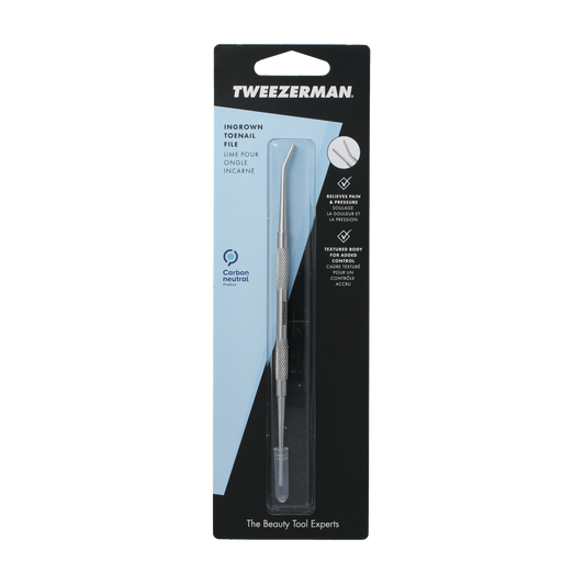Tweezerman ingegroeide teennagel vijlen in verpakking, manicure en pedicure instrument voor nagelcorrectie and verzorging