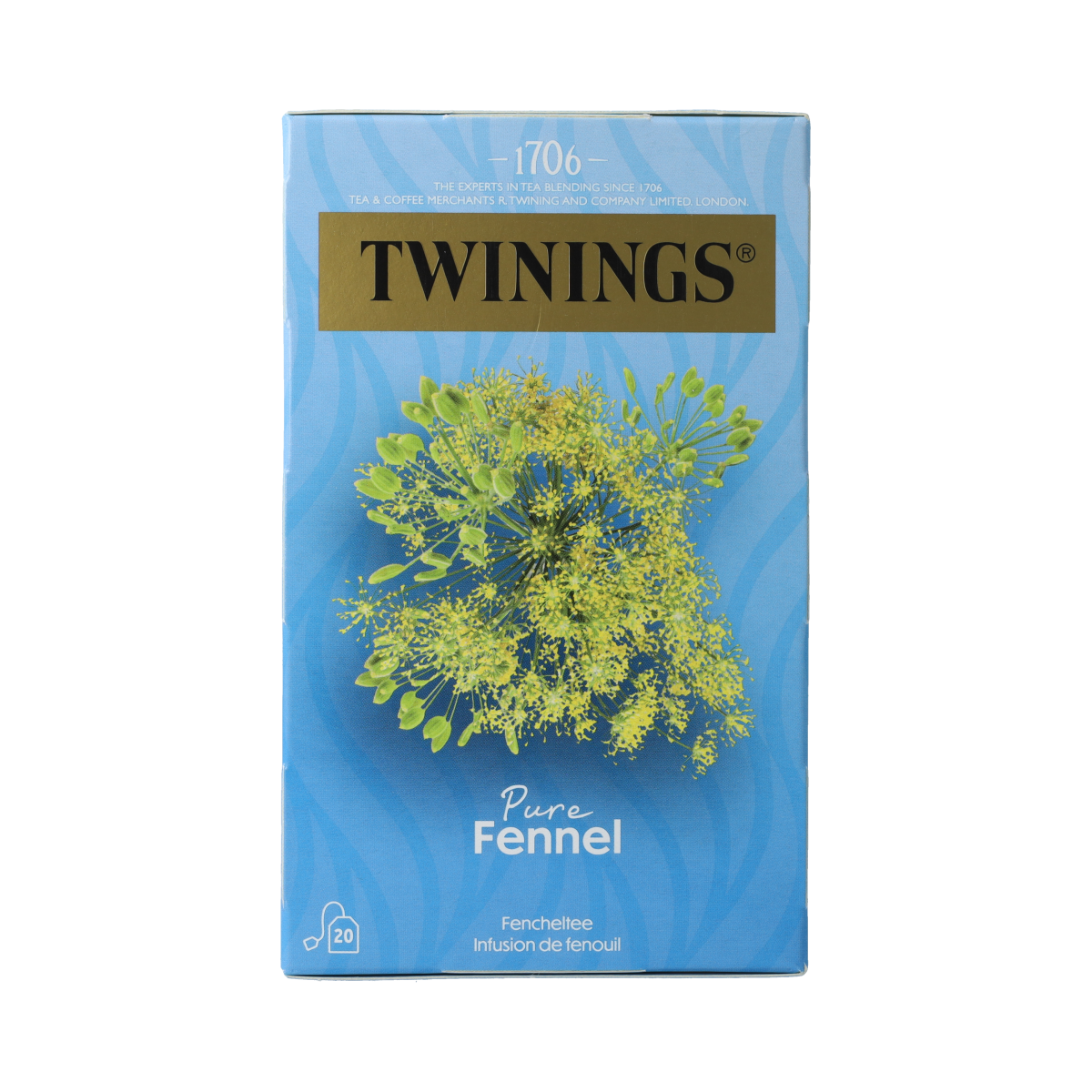 Twinings Pure Fennel thee, 20 zakjes, verpakking voor kruidenthee