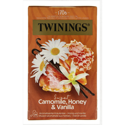 Twinings Kamille honing vanille 20.00 Zakjes