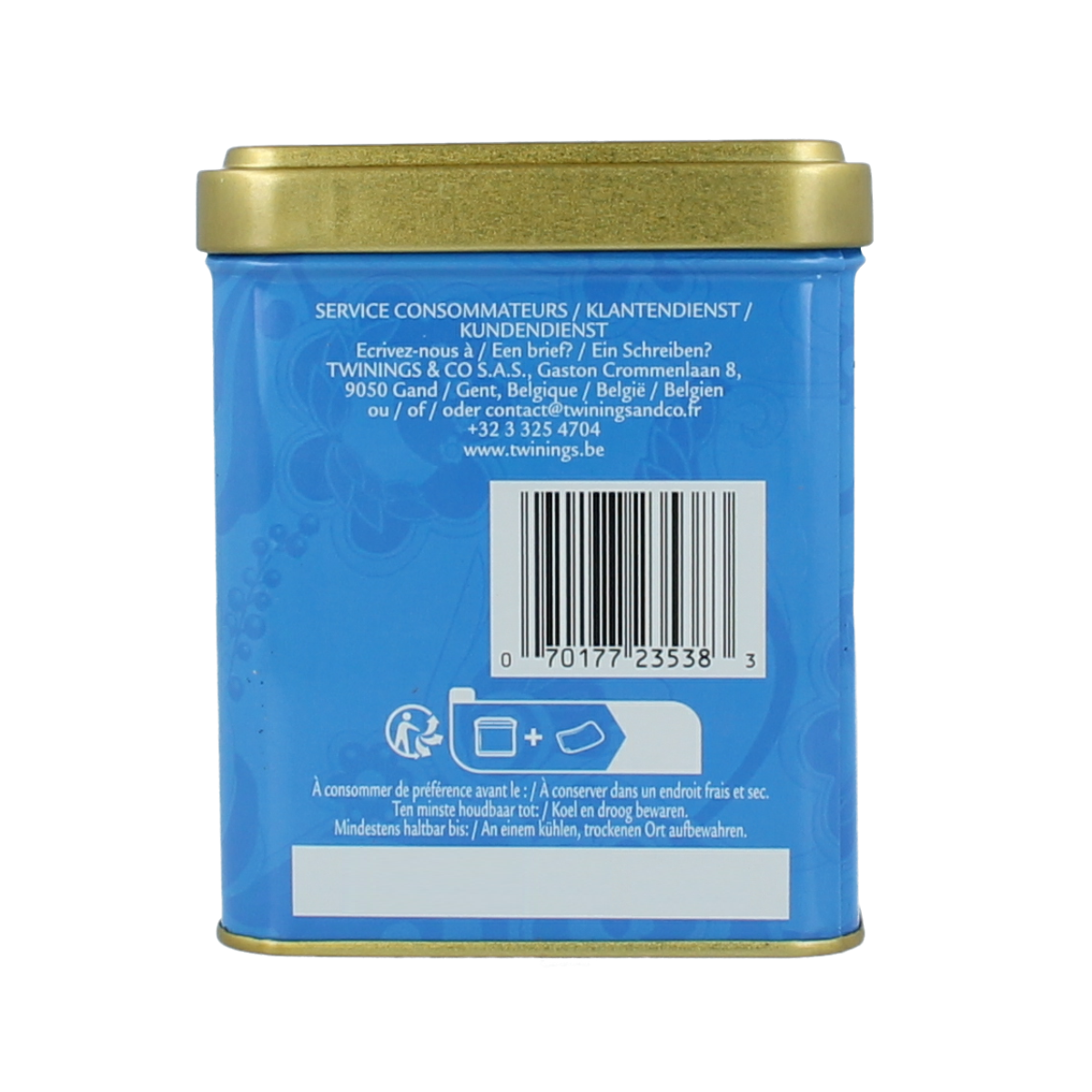Twinings Earl Grey Russian tea in 150g package, featuring black tea blend with bergamot flavor for a fragrant, aromatic experience.
