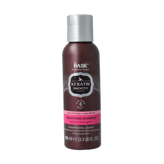 HASK Keratin protein smoothing shampoo travel size 100.00 Milliliter