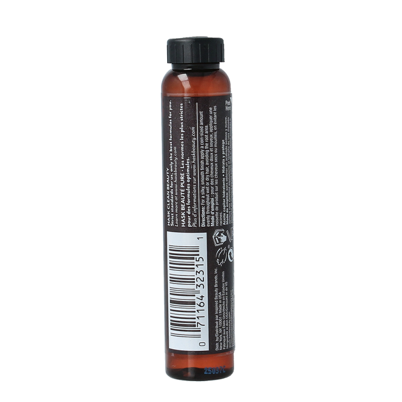 HASK Macadamia oil moisturizing shine oil in 18ml bottle, hair care product with nourishing macadamia oil for glossy hair.