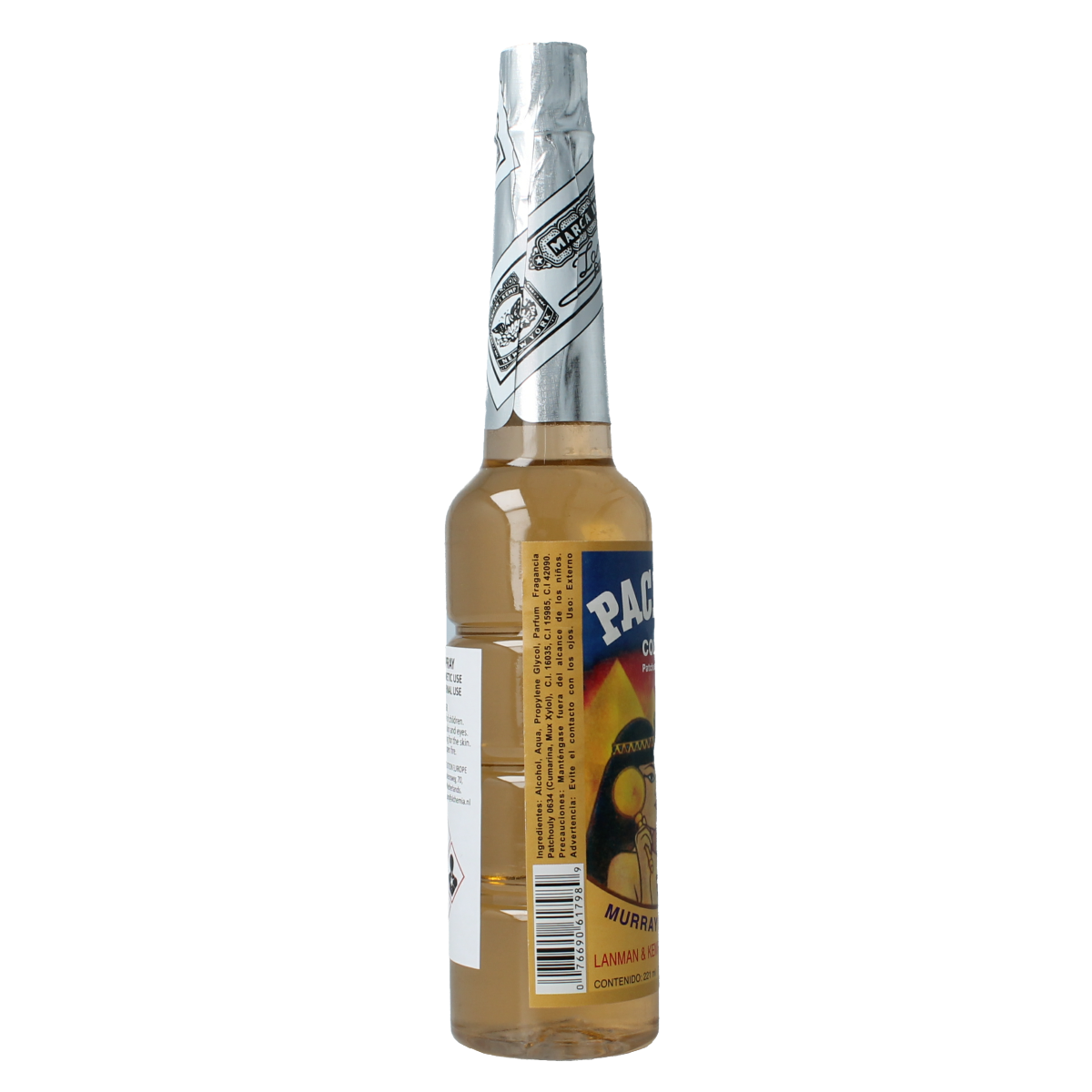 Lanman & Kemp Cologne Patchouli bottle, 221ml, featuring a sleek design and classic fragrance, displayed on a white background.