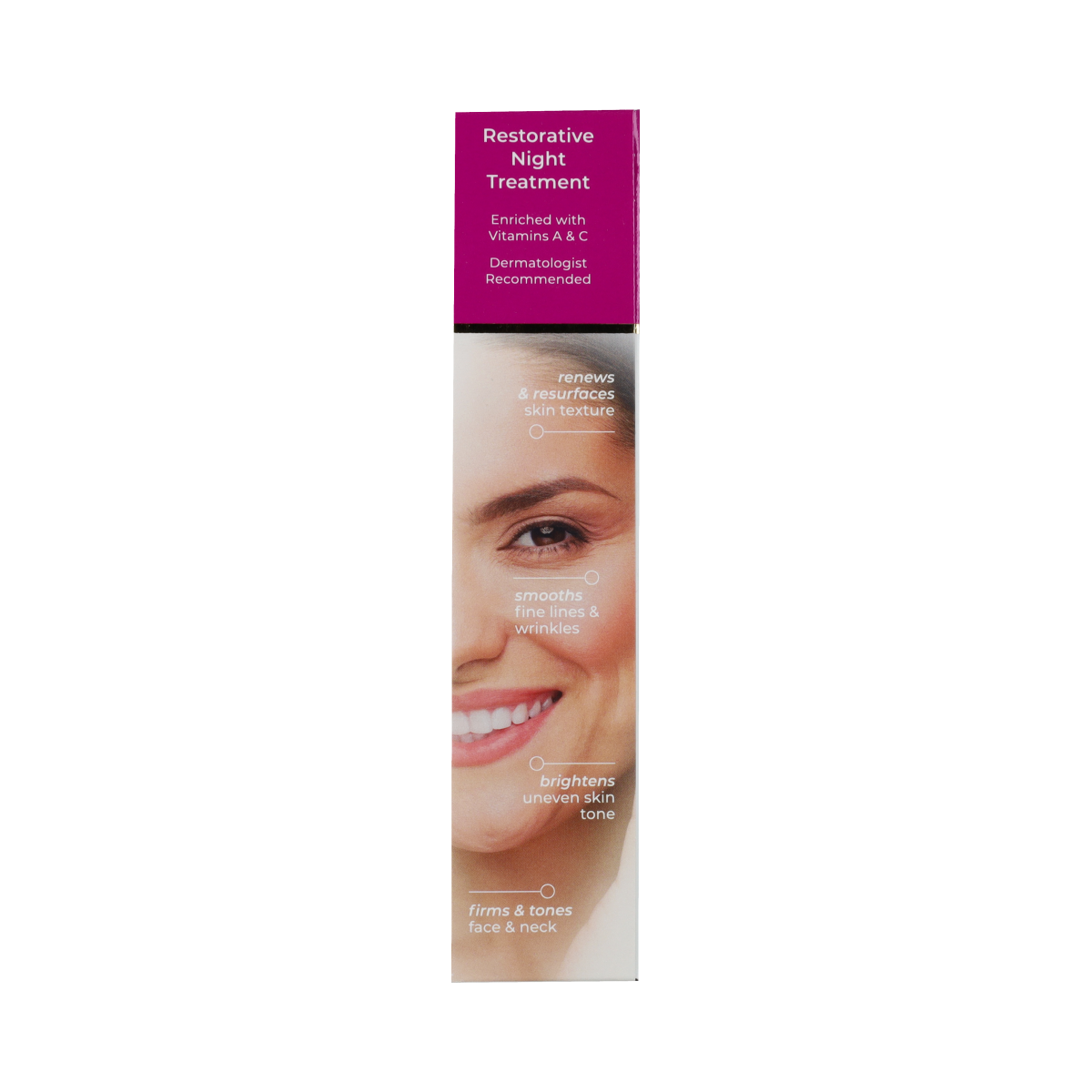 Retinol Super Serum 30ml for facial skincare, clear bottle with dropper, highlighting retinol-based facial treatment.