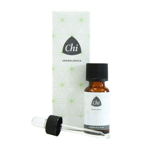 Chi Cipres Wild essential oil bottle, 10ml, featuring natural cedarwood and pine scent in a dark glass container.