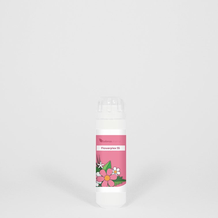 Balancepharma Postnataal Flowerplex kruidenpreparaat in 6g jar, herbal supplement for postnatal recovery.