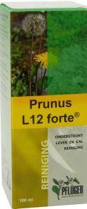 Pflüger Prunus L12 forte herbal preparation in 100ml bottle, used for herbal remedies and natural health support.