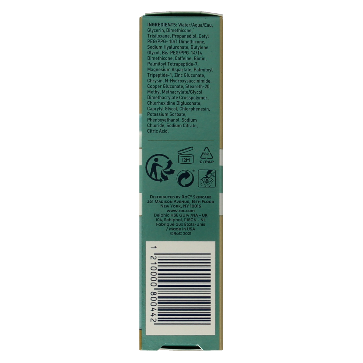 ROC Multi Correxion Hydrate+Plump Eye Gel Cream in 15ml, soothing eye care with hydration and firming benefits.
