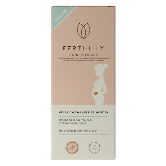 Ferti Lily conceptie cup, 1 piece, with smooth, discreet design for intimate use, from Ferti Lily brand.
