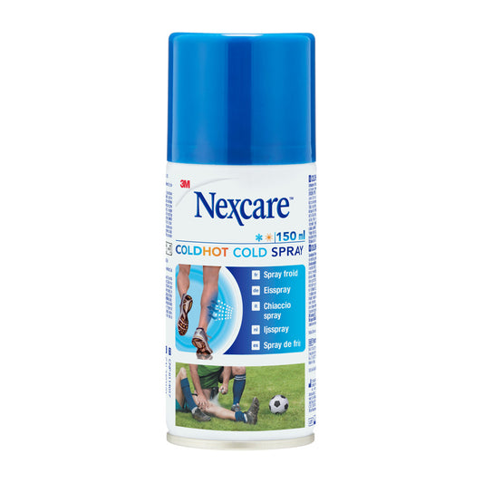 Nexcare Coldhot cold spray 150ml for muscle and joint relief, shown in the image with spray nozzle and label.