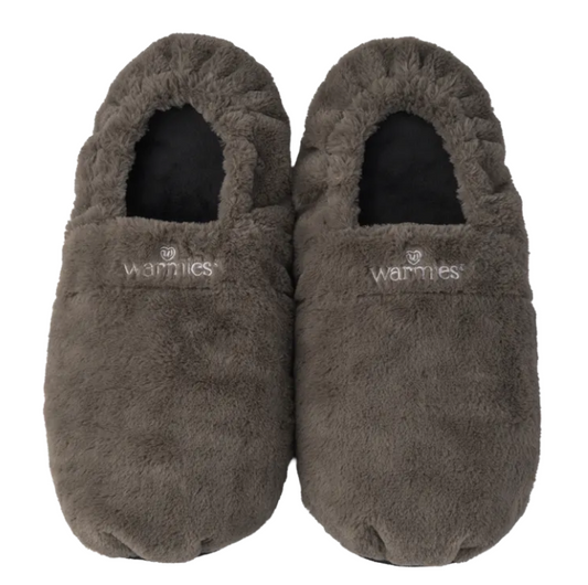Warmies Slippies grijs 41-45 1.00 Stuks