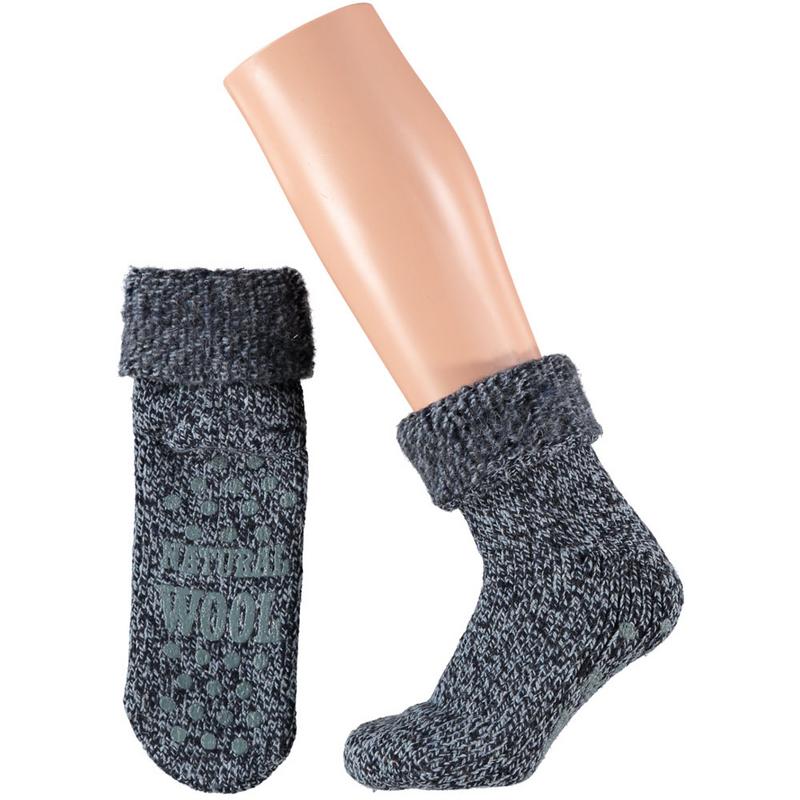 Apollo Slofsok anti-slip unisex donkerblauw sokken maat 43-46, 1 paar, comfortabel en veilig for indoor wear