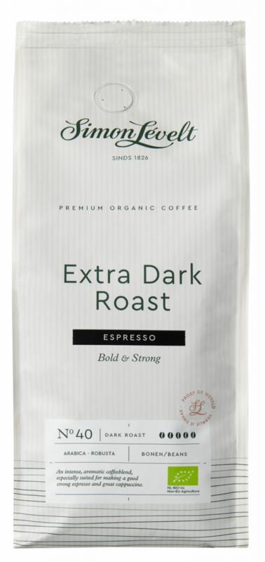 Simon Levelt Espresso extra dark roast bonen bio 1.00 Kilogram