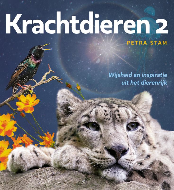 A3 boeken Krachtdieren 2 book cover featuring illustrations of wisdom and inspiring animals from the animal kingdom.
