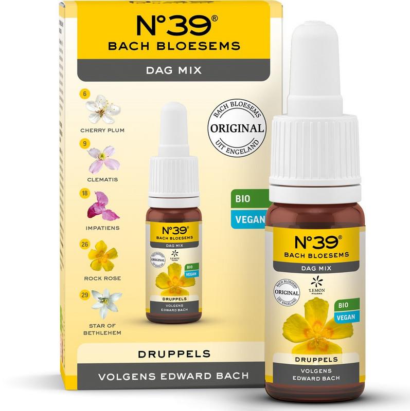 Bach Bloesem Druppel nr. 39 bio herbal remedy in a 10ml bottle, part of Bach Bloesem herbal preparations.