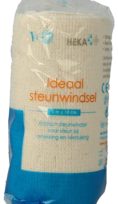 Heka Ideaalwindsel, 5m x 10cm, a soft and durable medical windsels for secure medical restraint, shown in the image.