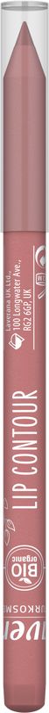 Lavera Lipcontour Brave Rose 01 in 1.40g, natural make-up lip liner with rose shade, shown in the product image.