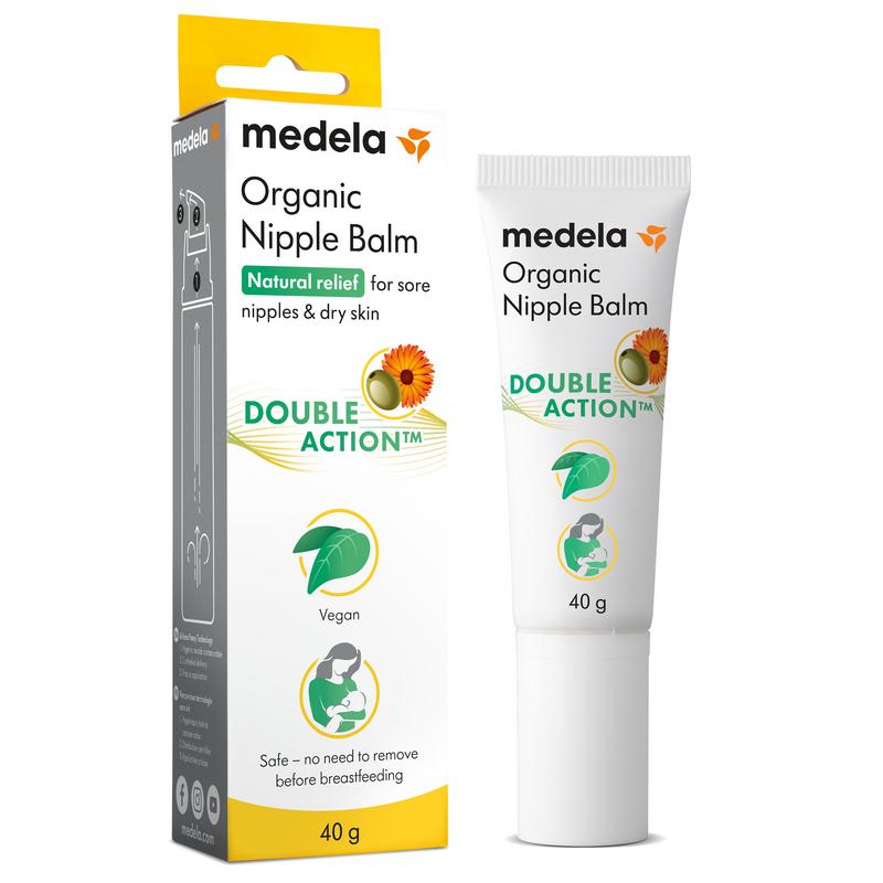 Medela bio Tepelbalsem for breastfeeding, 40g jar, soothing nipple balm with natural ingredients for nursing comfort