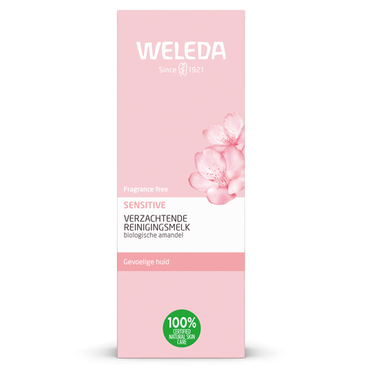Weleda Reinigingsmelk sensitive verzachtend gezichtsgel, 75ml, for gentle facial cleansing and soothing sensitive skin