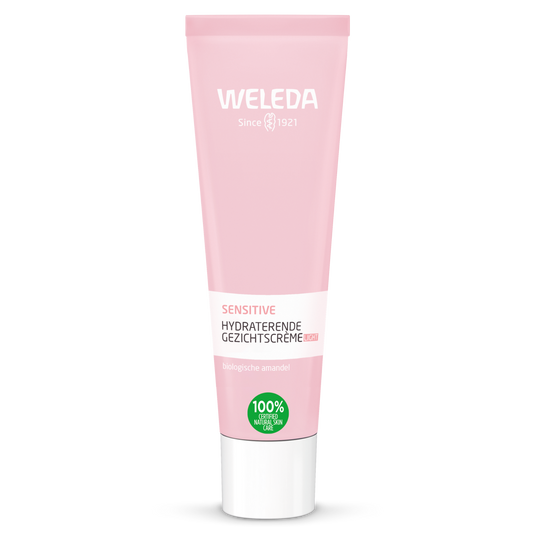 Weleda Gezichtscreme Sensitive hydraterende lichte gezichtsverzorging in 30 ml, geschikt voor een gevoelige huid