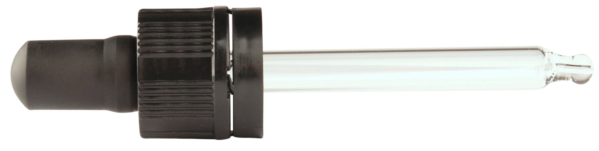 Set of 10 black 50ml Helios Holland Pipet Glas for packaging and lab use, shown in a close-up image.