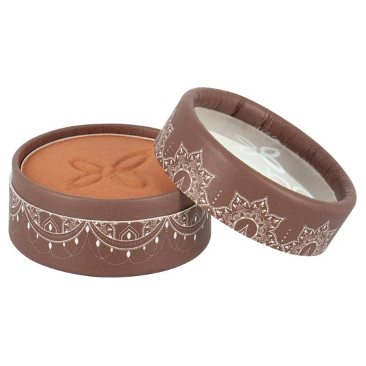 Boho Green Makeup Oasis Eyeshadow in 10g, natural green eyeshadow with a bohemian style, displayed in a compact case.