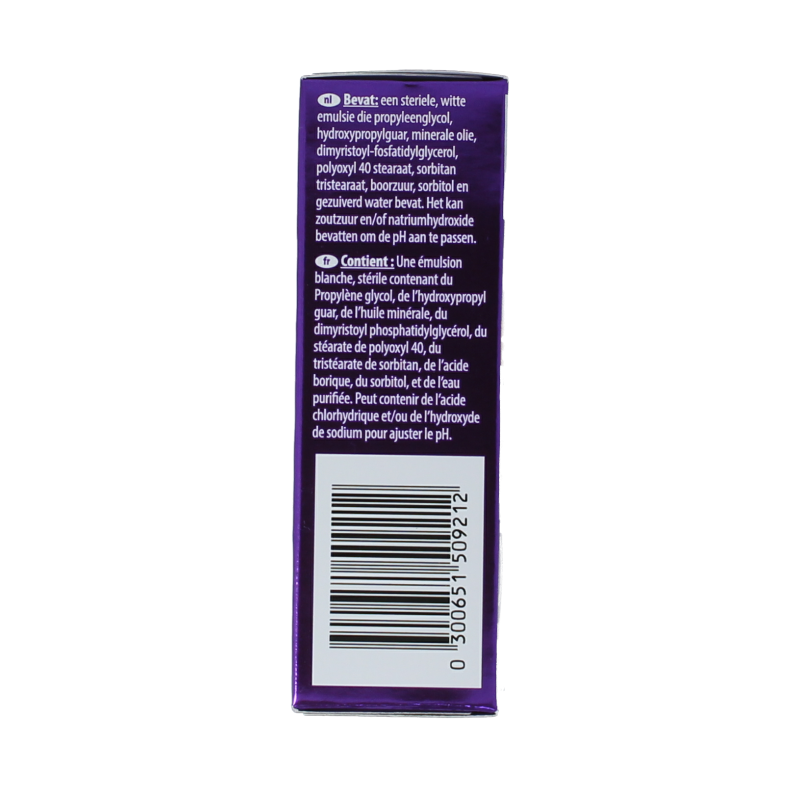 Systane Oogdruppels Complete, 10ml, eye care product with clear bottle and dropper for soothing eye relief.