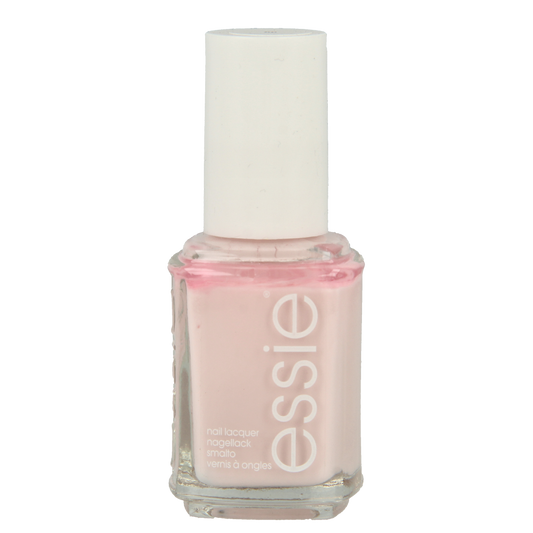 Essie Fiji nail polish in 13.5ml bottle, light pastel pink makeup product with the Essie brand label visible.