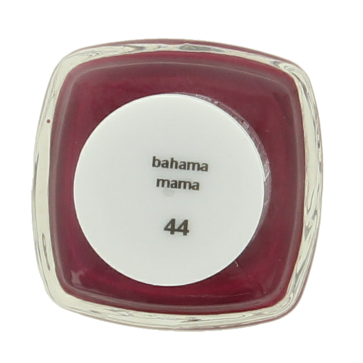 Essie Bahama Mama nail polish bottle, 13.5 ml, showcasing deep plum-colored make-up product for nails.