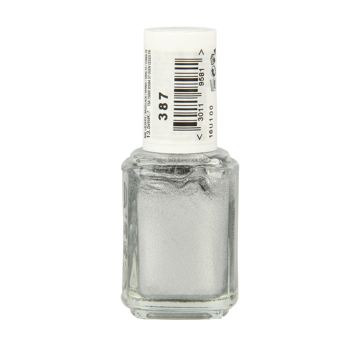 Essie Apres Chic nail polish in 13.5ml bottle with soft pink shade, showcasing elegant makeup product for nails.