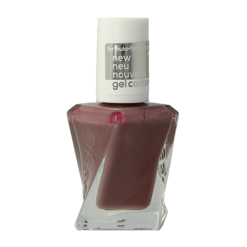 Essie Gel Couture Take Me to Thread nail polish bottle with 13.5ml capacity, showcasing the makeup product on a white background.