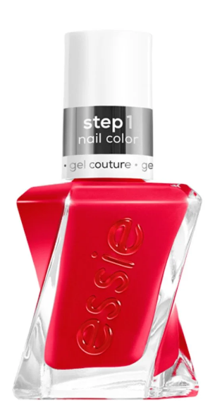 Essie Gel Rock the Runway hand care product, 13.5ml, featuring a sleek bottle with vibrant nail polish branding and design.