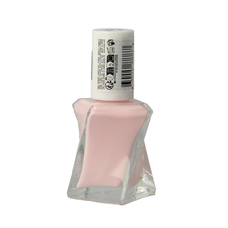 Essie Gel Couture matte nail polish in shade 484 Matter of Fiction, 13.5 ml bottle with sleek packaging and applicator.