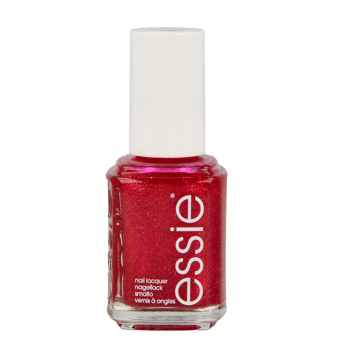 Essie Gifting shade 635 Lets Party nail polish bottle, 13.5ml, with a colorful label and shiny cap visible in the image.
