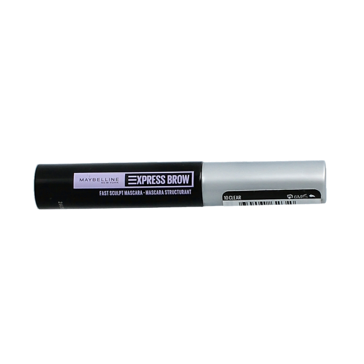Maybelline Brow Fast Sculpt 10 clear make-up product in a compact container, designed for eyebrow shaping and grooming.