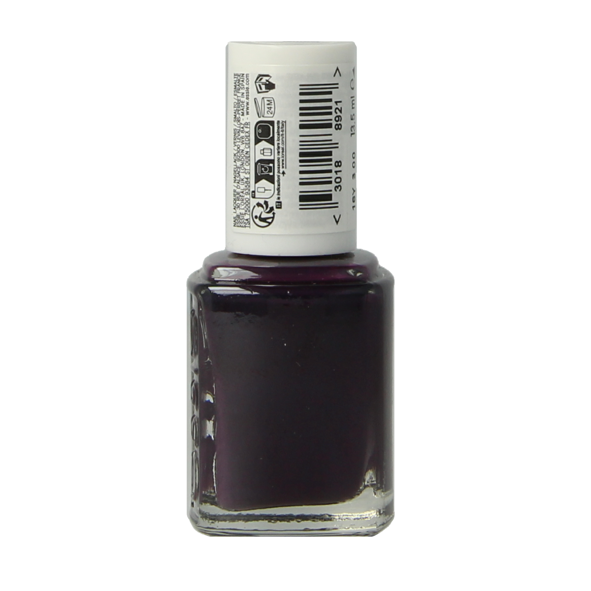 Essie Leather Wear Fall 2024 makeup product in 13.5ml bottle, featuring sleek packaging and leather-inspired design.