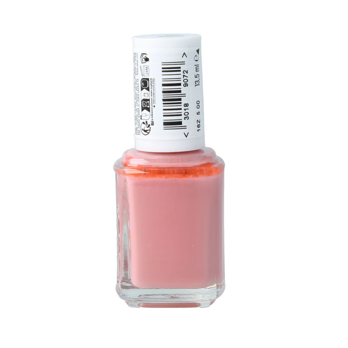 Essie Playful & Rebellious nail polish bottle, vibrant pink shade, with the Essie logo visible on the label.