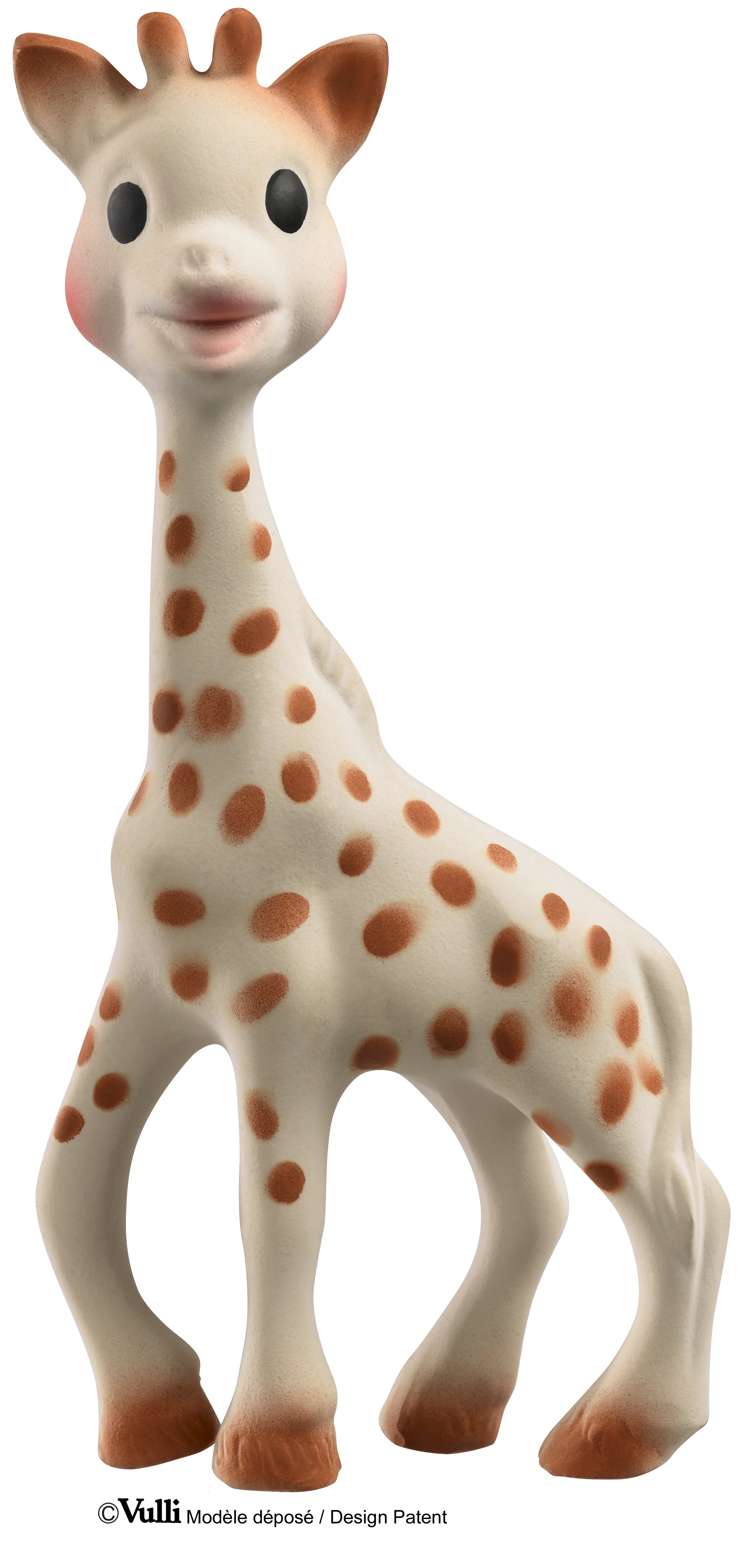 Sophie de Giraf stuffed giraffe toy in gift box, soft plush toy perfect for children, from Sophie de Giraf brand.