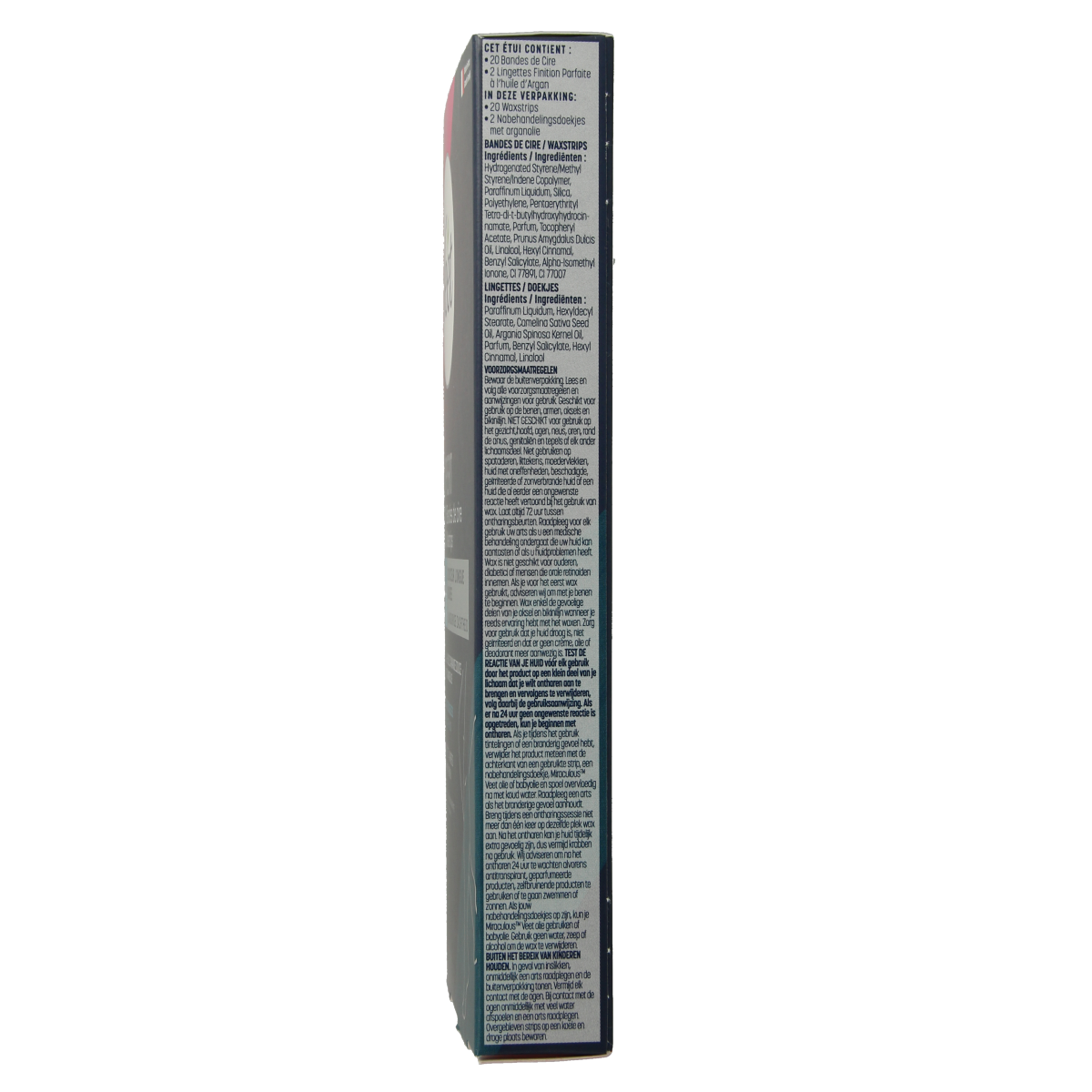 Veet Expert koude waxstrips voor benen, 20 stuks, geschikt voor gevoelige huid, voor ontharing en waxen.