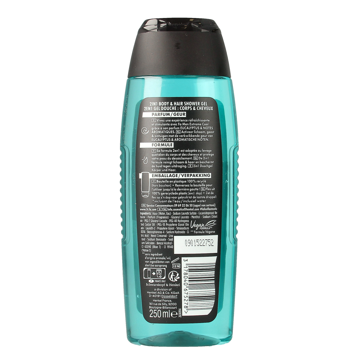 FA Men douche extra cool 250.00 Milliliter
