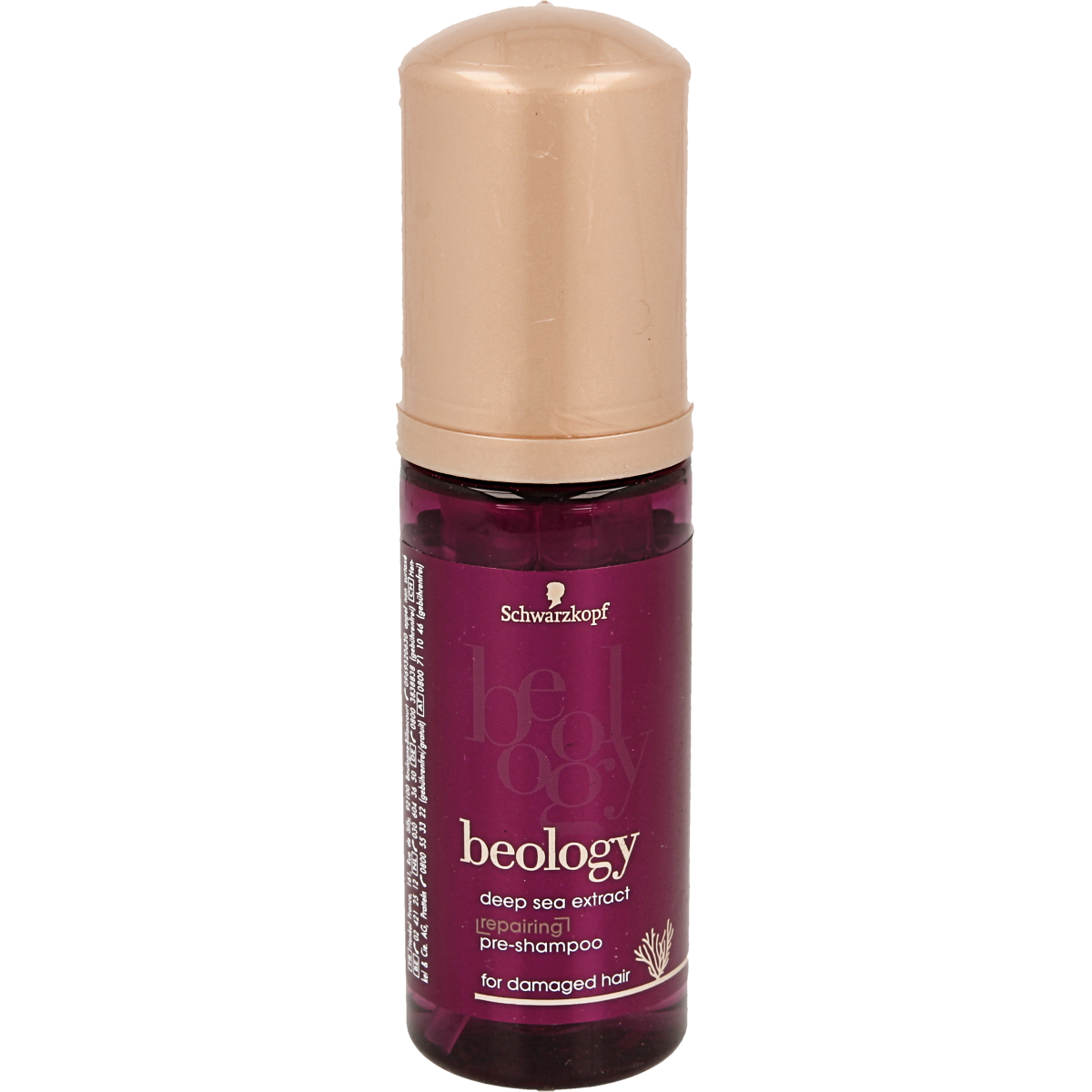 Beology Pre Shampoo for damaged hair, 50ml, haircare product with nourishing ingredients for repair and protection.