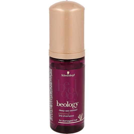 Beology Pre Shampoo for damaged hair, 50ml, haircare product with nourishing ingredients for repair and protection.