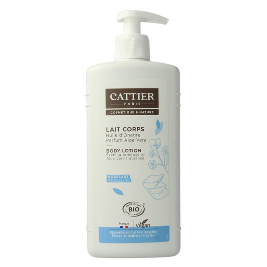 Cattier Bodylotion aloe vera/primrose 500.00 Milliliter