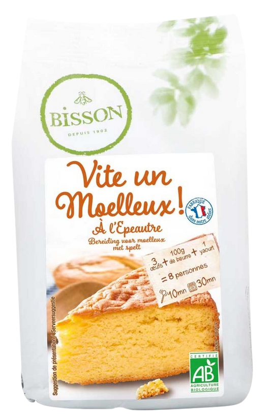 Bisson Bakmix voor speltcake bio 300.00 Gram