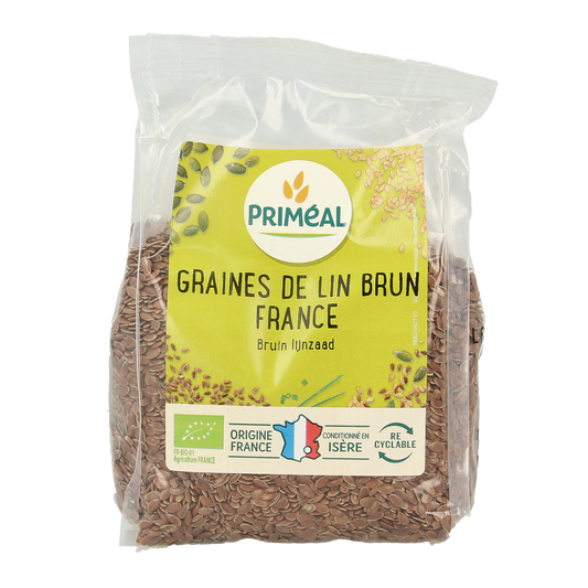 Primeal Lijnzaad bruin bio 250.00 Gram