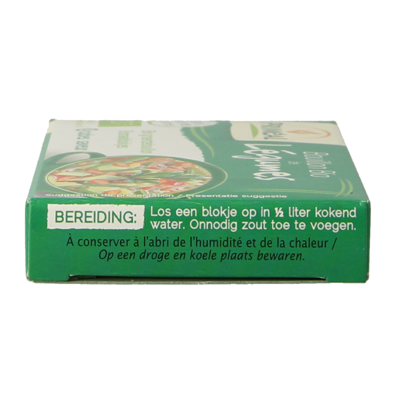 Primeal organic vegetable bouillon cubes, 9g each, 8-pack, savory sauce and flavor enhancer for cooking.