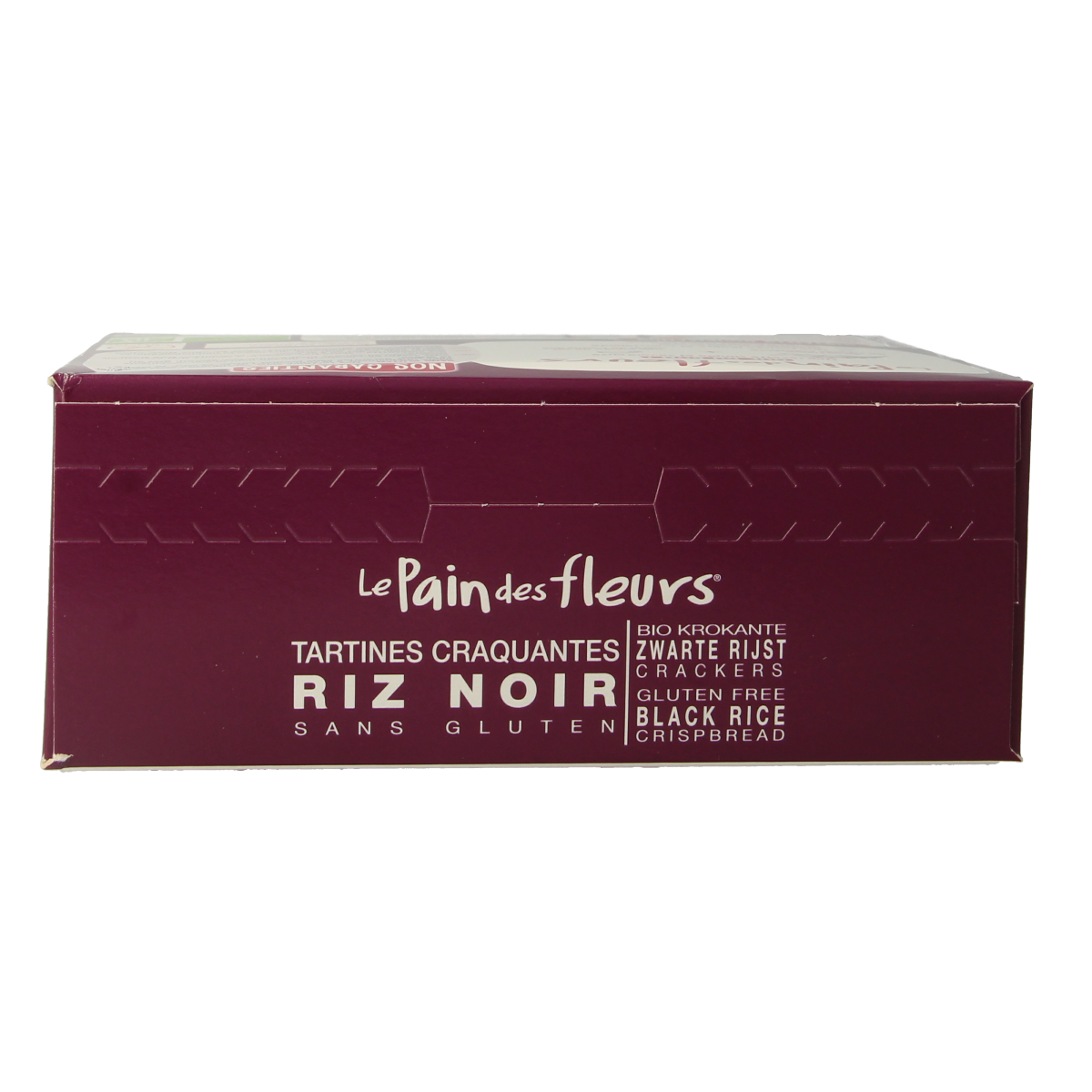 Pain Des Fleurs krokante crackers met zwarte rijst, glutenvrij en biologisch, 150g, knapperige brood en cracker product