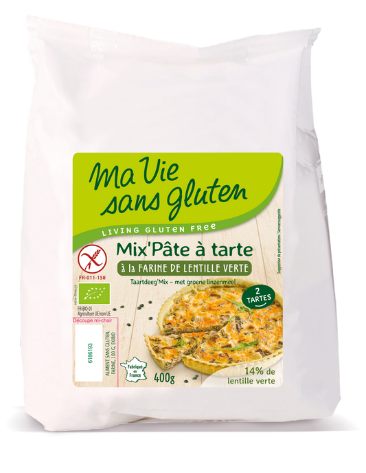 Ma Vie Sans glutenvrije bakmixen voor zoete en hartige gerechten, 400 gram biologische meel en bakdeegmix in afbeelding